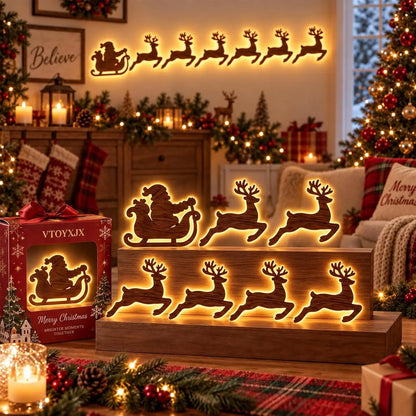 Polar Glow Reindeer Decor