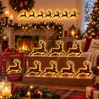 Polar Glow Reindeer Decor