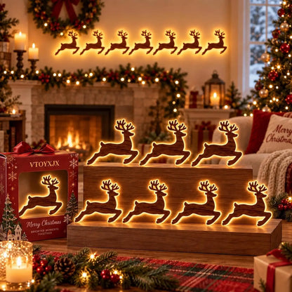 Polar Glow Reindeer Decor